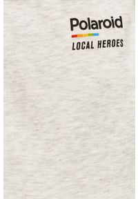 Local Heroes - Spodnie x Polaroid. Kolor: szary. Wzór: nadruk #3