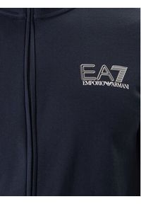 EA7 Emporio Armani Dres 7M001318 AF13512 UB102 Granatowy Regular Fit. Kolor: niebieski. Materiał: bawełna #4
