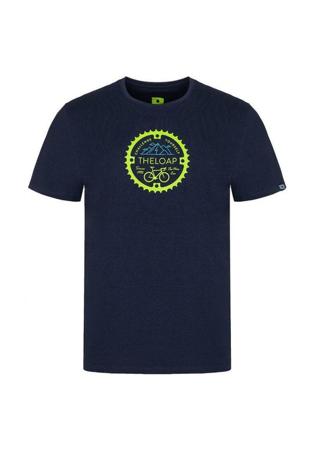ZONE PERFECT - T-shirt Loap Alger M dla Mężczyzn - Oddychająca i Wygodna Bawełna. Kolor: wielokolorowy. Materiał: elastan, bawełna. Wzór: nadruk