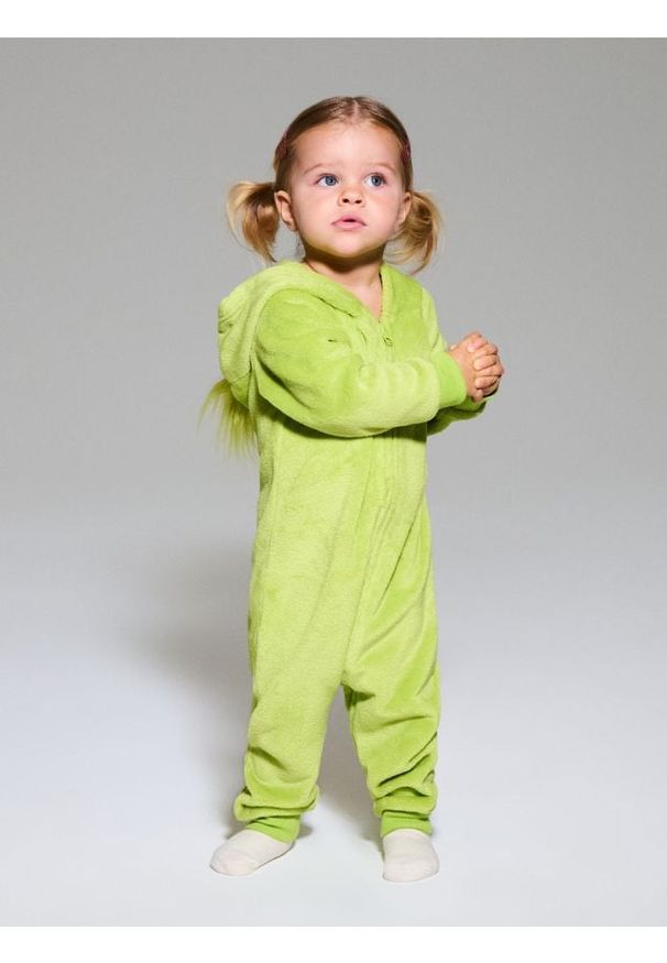 Sinsay - Piżama Onesie Grinch - zielony. Kolor: zielony