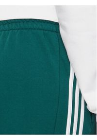Adidas - adidas Szorty sportowe Essentials French Terry 3-Stripes IS1342 Zielony Regular Fit. Kolor: zielony. Materiał: bawełna. Styl: sportowy #4