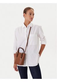 MICHAEL Michael Kors Torebka Quinn 32S5GQNC0L Brązowy. Kolor: brązowy. Materiał: skórzane #1