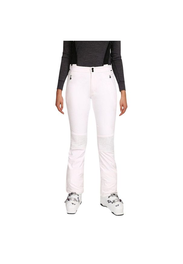 Spodnie narciarskie dla kobiet Kilpi Devine. Kolor: biały. Sezon: zima. Sport: narciarstwo