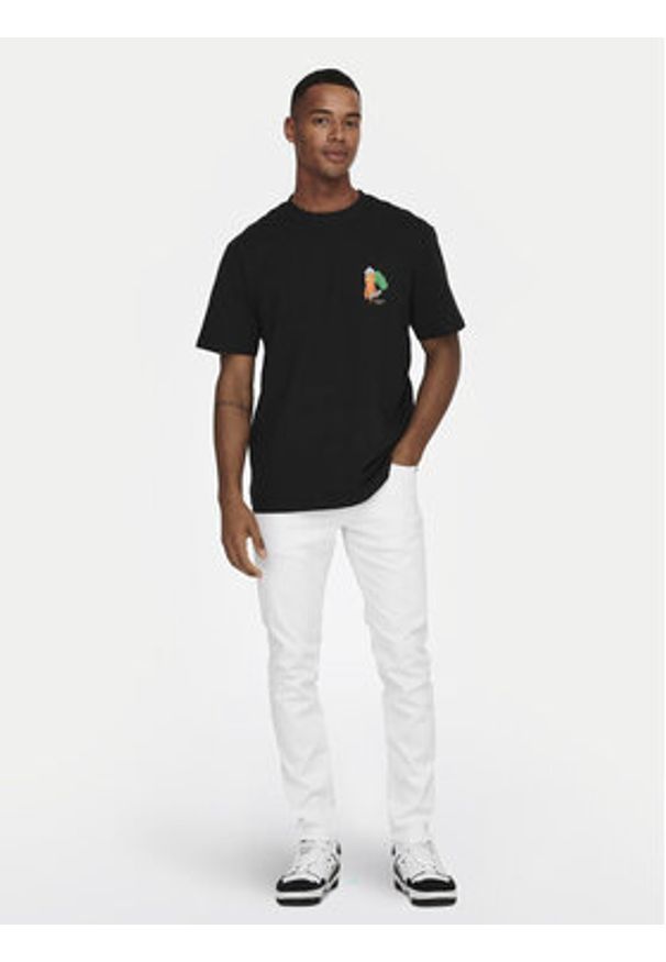 Only & Sons Jeansy Loom 22026529 Biały Slim Fit. Kolor: biały