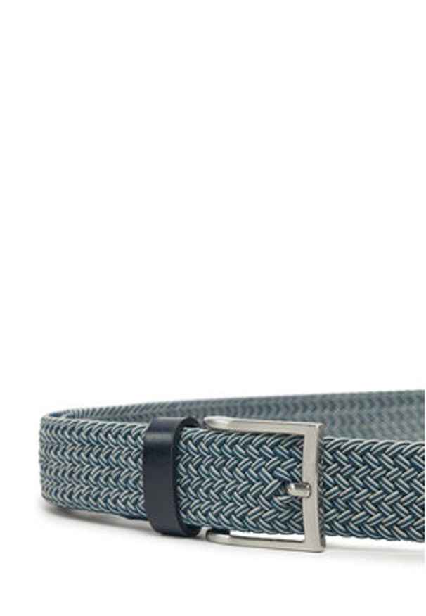 Guess Pasek Męski BMSOFD P5235 Niebieski. Kolor: niebieski. Materiał: materiał