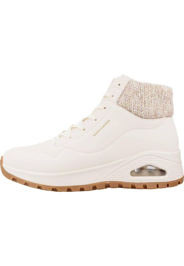 skechers - Skechers Model Uno Rugged Kolor Biały. Kolor: beżowy. Materiał: syntetyk, materiał. Model: Skechers Sport. Sport: turystyka piesza