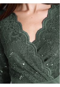 Swing Sukienka koktajlowa 5AE29100 Zielony Regular Fit. Kolor: zielony. Materiał: syntetyk. Styl: wizytowy #7