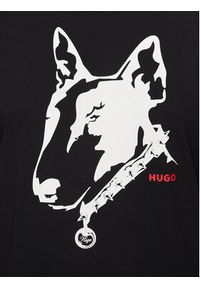 Hugo T-Shirt Dammock 50504916 Czarny Regular Fit. Kolor: czarny. Materiał: bawełna