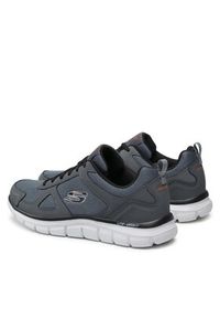 skechers - Skechers Sneakersy Scloric 52631/CCBK Szary. Kolor: szary. Materiał: materiał