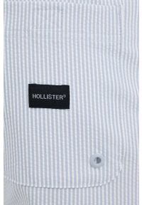 Hollister Co. szorty kąpielowe kolor niebieski. Kolor: niebieski. Materiał: tkanina #6