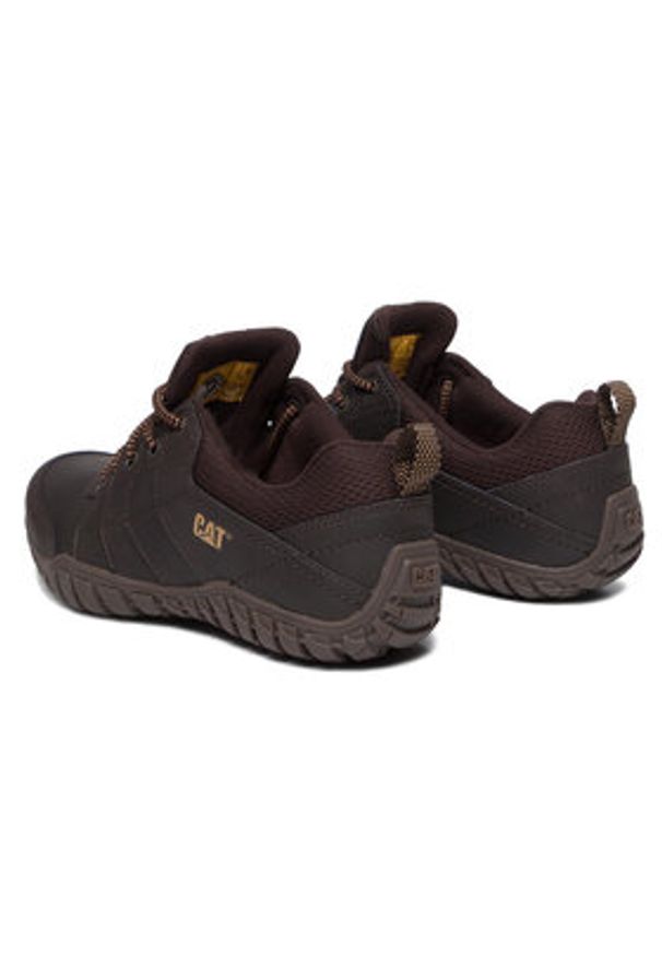 CAT Footwear Półbuty Instruct P722310 Brązowy. Kolor: brązowy. Materiał: skóra, nubuk