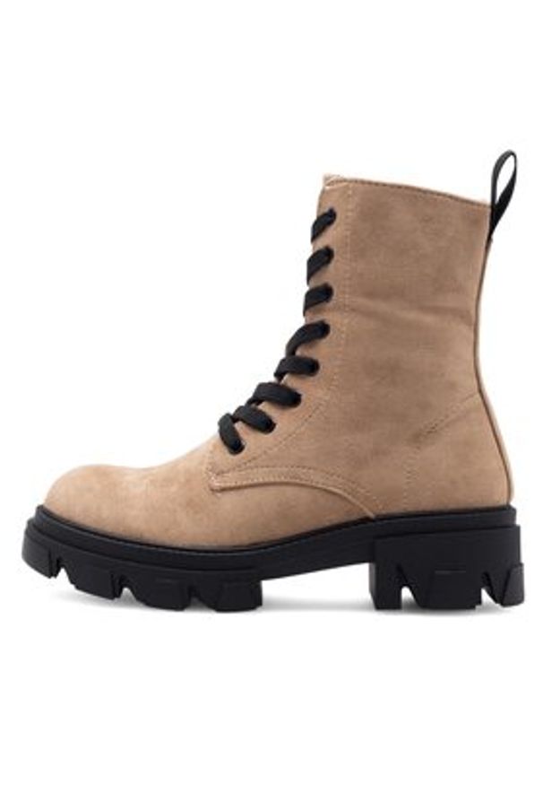 DeeZee Botki WS5598-23 Brązowy. Kolor: brązowy. Materiał: materiał