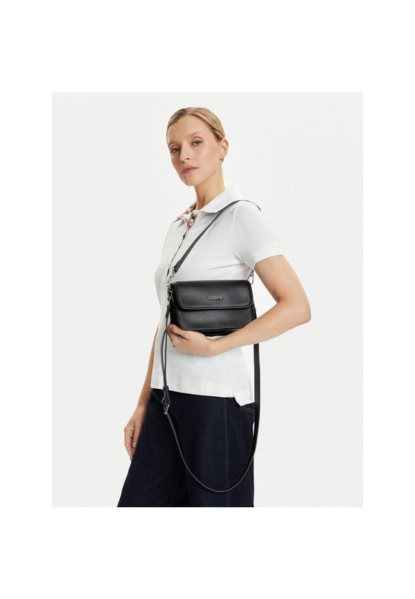 Torebka Lacoste. Kolor: czarny