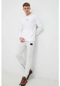Helly Hansen spodnie dresowe kolor biały gładkie. Kolor: biały. Materiał: dresówka. Wzór: gładki #2