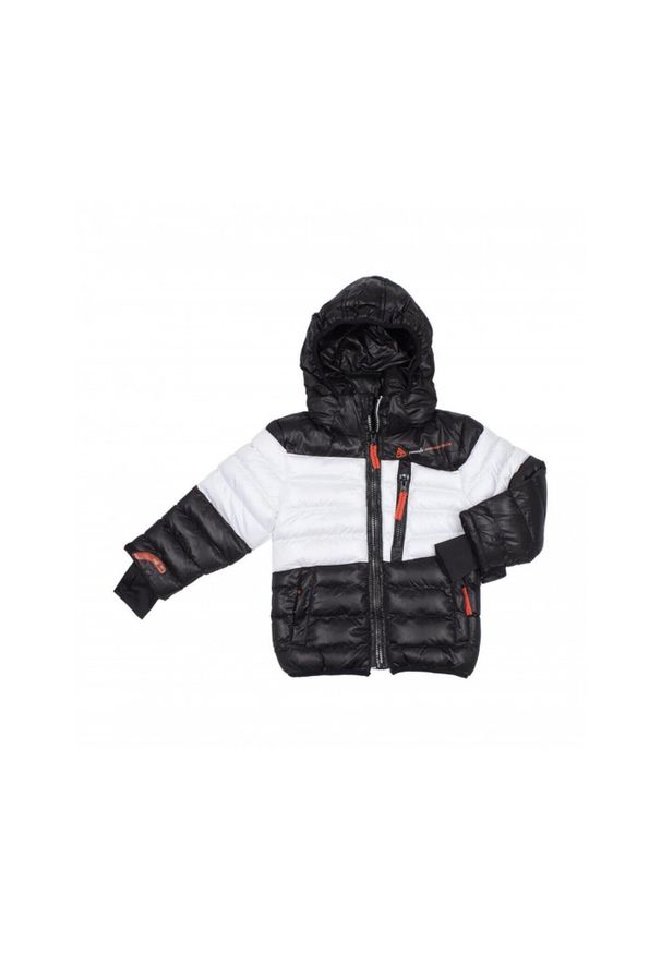 PEAK MOUNTAIN - Kurtka narciarska dla dzieci Peak Mountain. Kolor: wielokolorowy, biały, czarny. Sezon: zima. Sport: narciarstwo