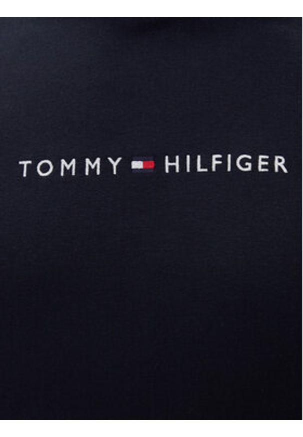 TOMMY HILFIGER - Tommy Hilfiger Bluza UM0UM03665 Granatowy Regular Fit. Kolor: niebieski. Materiał: syntetyk, bawełna