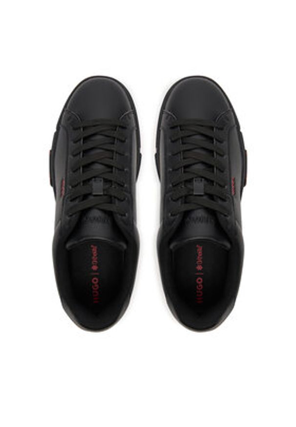 Hugo - HUGO Sneakersy Yarrow 50555773 Czarny. Kolor: czarny. Materiał: skóra