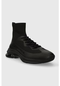Karl Lagerfeld sneakersy LUX FINESSE kolor czarny KL53141. Nosek buta: okrągły. Zapięcie: sznurówki. Kolor: czarny. Szerokość cholewki: normalna #5