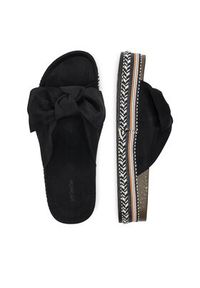 DeeZee Klapki E2050-3 Czarny. Kolor: czarny. Materiał: materiał #7
