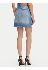 JOOP! Jeans Spódnica jeansowa Rosalie 30102891 Niebieski Regular Fit. Kolor: niebieski. Materiał: bawełna #5