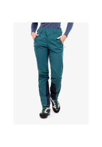 Spodnie softshell damskie Rab Ascendor AS Pants. Kolor: zielony. Materiał: softshell
