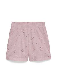 Vero Moda Szorty materiałowe Eliza 10346709 Różowy Regular Fit. Kolor: różowy. Materiał: bawełna #5