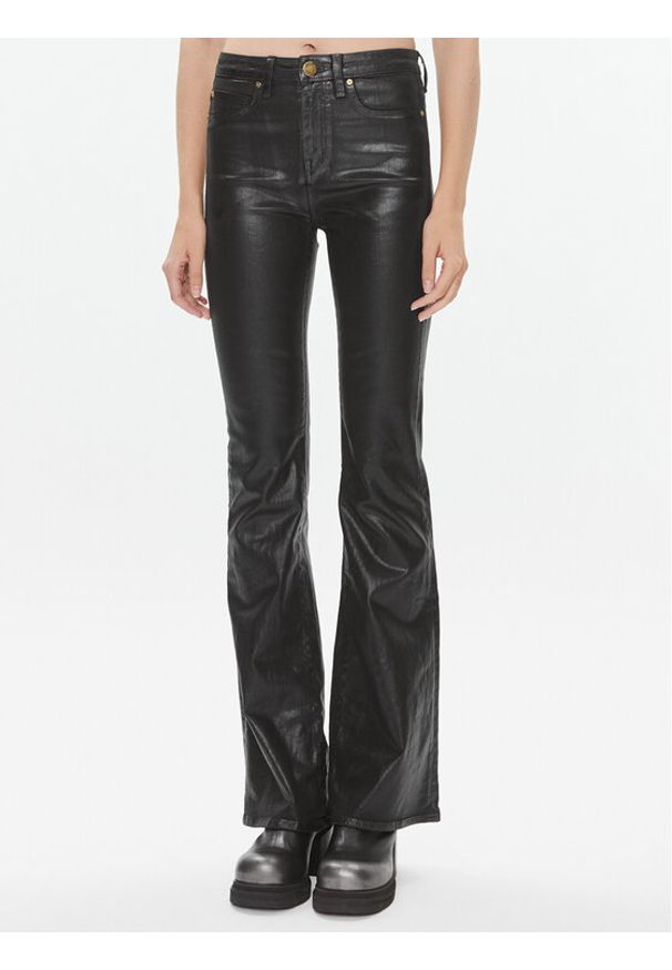 Pinko - PINKO Jeansy Flora 100561 A142 Czarny Wide Leg. Kolor: czarny