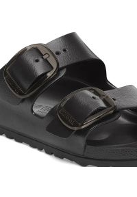 Birkenstock - BIRKENSTOCK Arizona Big Buckle EVA Black Klapki damskie. Okazja: na spacer, na co dzień, na plażę. Kolor: czarny. Materiał: materiał. Wzór: jednolity, motyw zwierzęcy. Sezon: lato. Styl: elegancki, casual #4