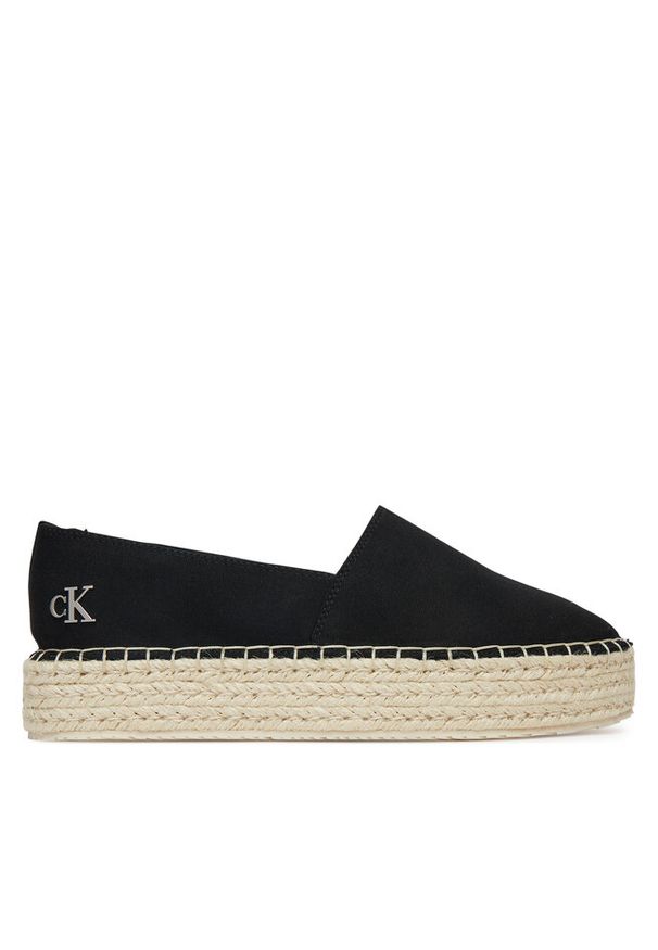 Espadryle Calvin Klein Jeans. Kolor: czarny
