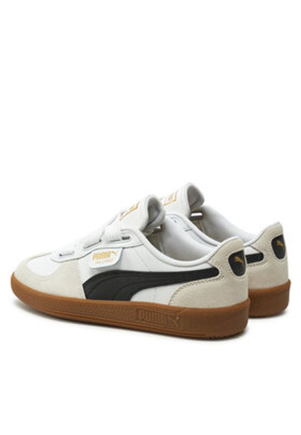 Puma Sneakersy Palermo Wide Lace 40210901 Biały. Kolor: biały. Materiał: skóra, zamsz