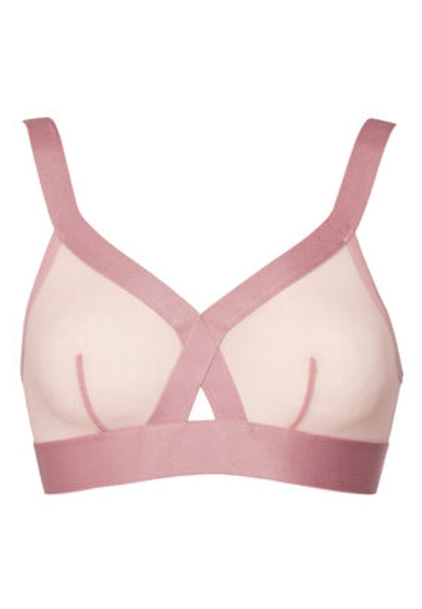 DKNY Biustonosz bezfiszbinowy DK4084 Fioletowy. Kolor: fioletowy. Materiał: syntetyk