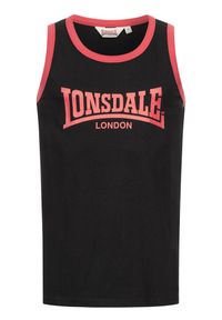 Tank top Lonsdale Knockan. Kolor: czerwony, wielokolorowy, czarny. Materiał: bawełna, tkanina. Długość rękawa: bez rękawów #2
