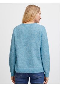 Fransa Sweter 20612833 Niebieski Regular Fit. Kolor: niebieski. Materiał: syntetyk #6