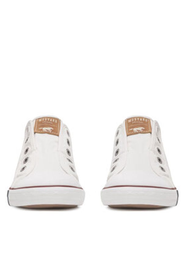 Mustang Trampki 1099-409 Biały. Kolor: biały. Materiał: materiał