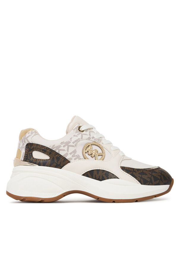 Sneakersy MICHAEL Michael Kors. Kolor: kremowy