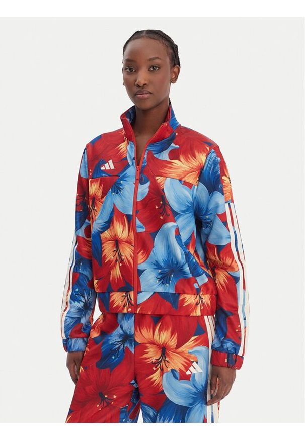 Adidas - adidas Bluza Farm Rio House Of Tiro KD4635 Kolorowy Loose Fit. Materiał: syntetyk, bawełna. Wzór: kolorowy