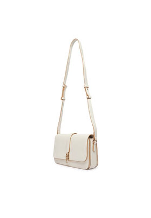 TOMMY HILFIGER - Tommy Hilfiger Torebka Th Libre Flap Crossover AW0AW17723 Beżowy. Kolor: beżowy. Materiał: skórzane