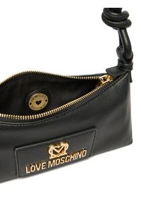 Love Moschino - LOVE MOSCHINO Torebka JC4241PP0OKC0000 Czarny. Kolor: czarny. Materiał: skórzane #4