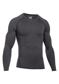 Koszulka z długim rękawem męska Under Armour HeatGear Compression LS. Kolor: szary. Długość rękawa: długi rękaw. Długość: długie