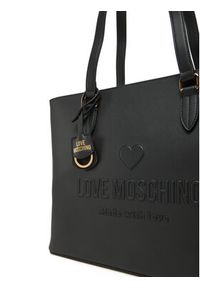 Love Moschino - LOVE MOSCHINO Torebka JC4114PP1ML1000A Czarny. Kolor: czarny. Materiał: skórzane #4