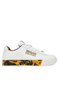 Versace Jeans Couture Sneakersy 79VA3SKL Biały. Kolor: biały. Materiał: skóra