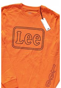 Lee - LEE BOX LS MĘSKI LONGSLEEVE KOSZULKA DŁUGI RĘKAW SIGN ORANGE L60FREME. Długość rękawa: długi rękaw. Długość: długie #4