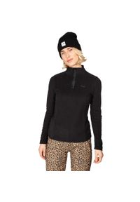 Bluza damska Protest MUTEZ 1/4 zip top. Kolor: czarny. Sezon: zima. Sport: narciarstwo