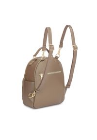 Kazar - Miejski skórzany plecak w kolorze taupe. Materiał: skóra. Styl: elegancki #3