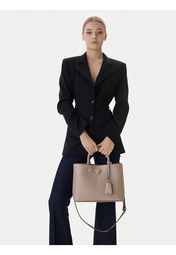 Guess Torebka Meridian II HWBG69 74060 Beżowy. Kolor: beżowy. Materiał: skórzane