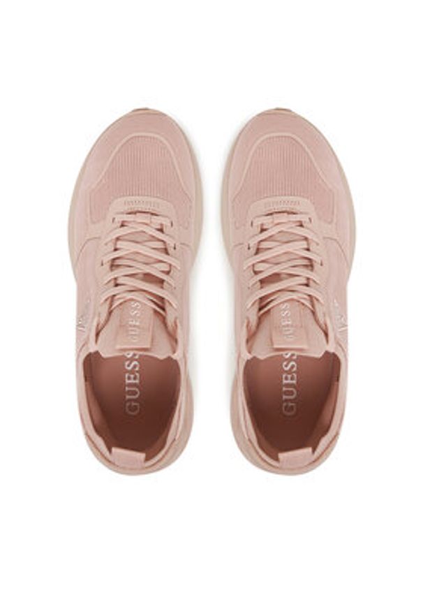Guess Sneakersy 172871 Różowy. Kolor: różowy. Materiał: materiał