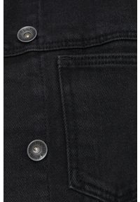 Vero Moda kurtka jeansowa damska kolor czarny przejściowa. Okazja: na co dzień. Kolor: czarny. Materiał: jeans. Wzór: gładki. Styl: casual