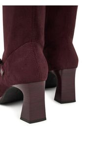 Hispanitas Kozaki HI254329 Bordowy. Kolor: czerwony. Materiał: skóra #4