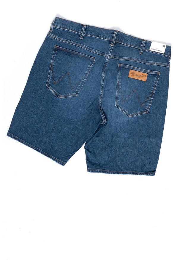 Wrangler - WRANGLER 5 POCKET SHORT MĘSKIE SZORTY SPODENKI GAME ON W14CT112E 112126628. Materiał: jeans