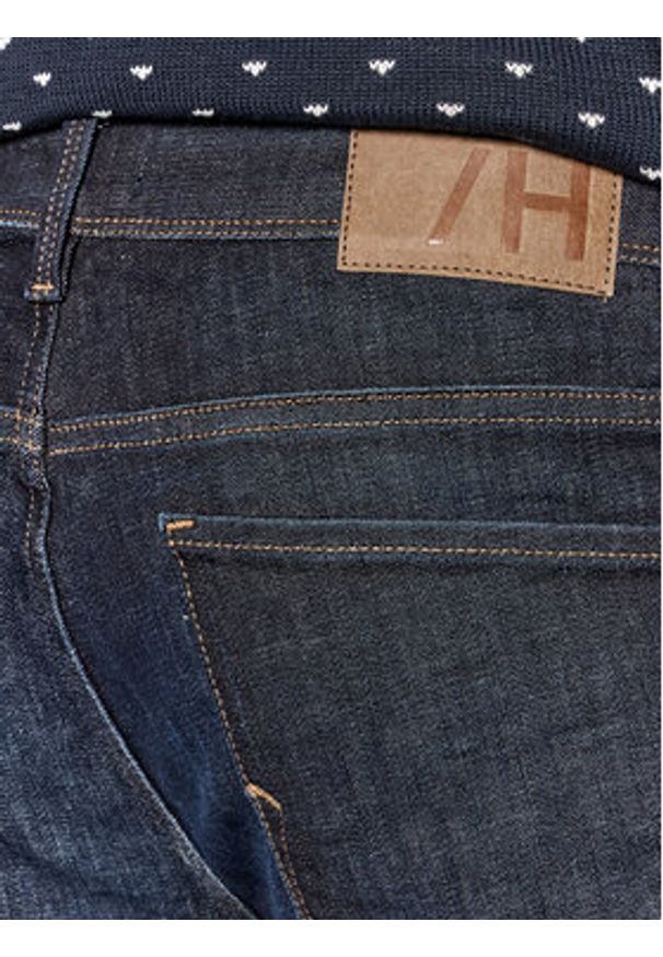 Selected Homme Jeansy Leon 16080594 Granatowy Slim Fit. Kolor: niebieski